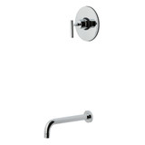 Kingston Brass Manhattan Single-Handle Pressure Balanced Tub Faucet, Polished Chrome - KB6331CMLTO